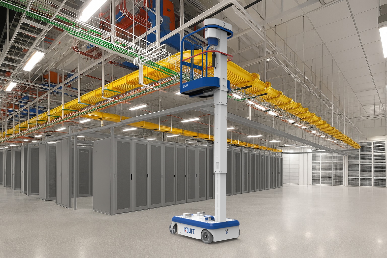 X510 People Lifter at work in a data centre