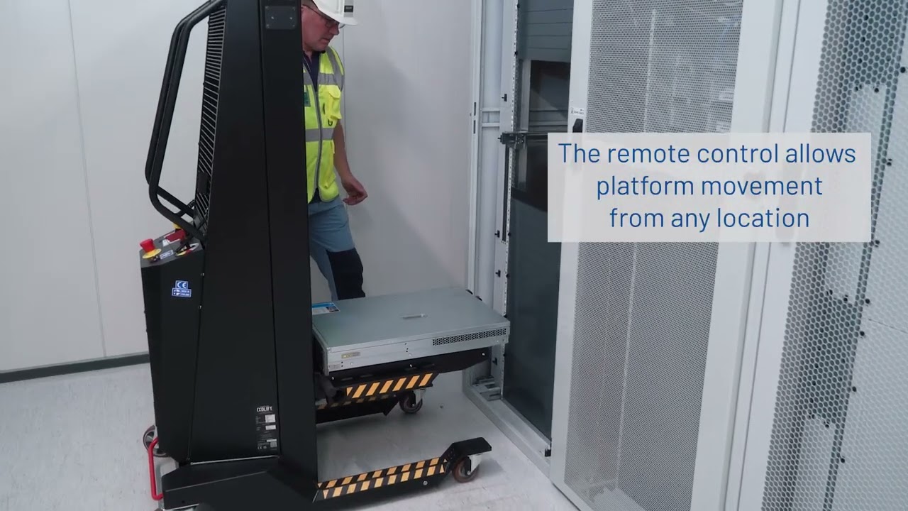 IXOLIFT DataLift F PRO Front Loader at Data Centres