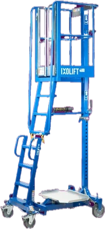 Blue IXOLIFT X400 work platform